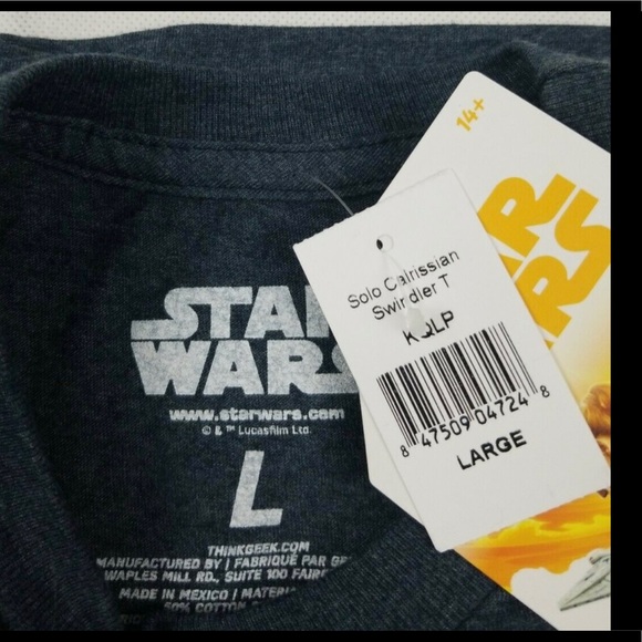 🛰NWT STAR WARS Solo Calrissian Swindler Shirts🛰 - Picture 4 of 6